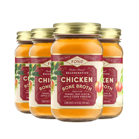 Fennel & Bay Leaf Pasture-Raised Chicken Bone Broth 14oz