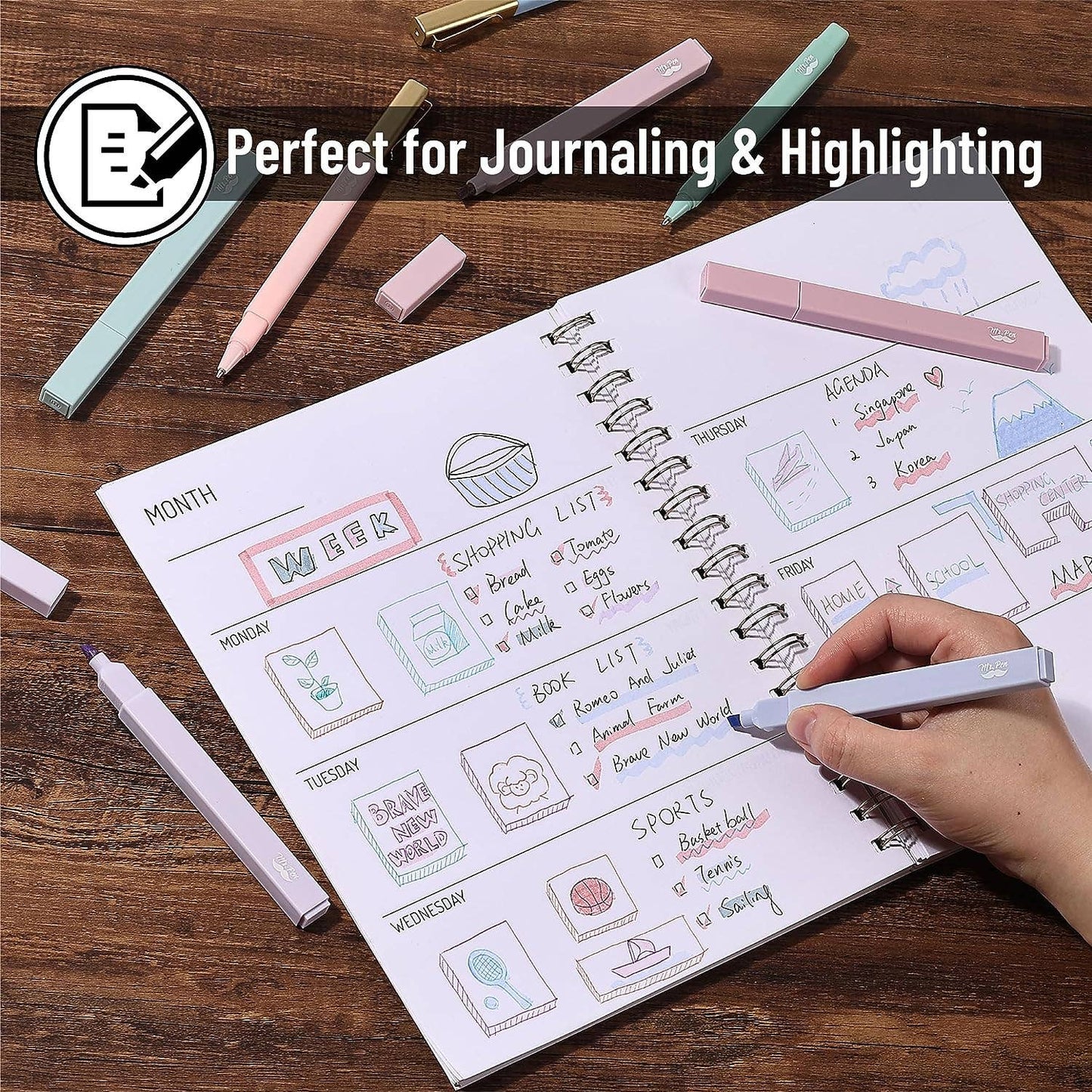 Bible Safe Morandi Highlighters Set