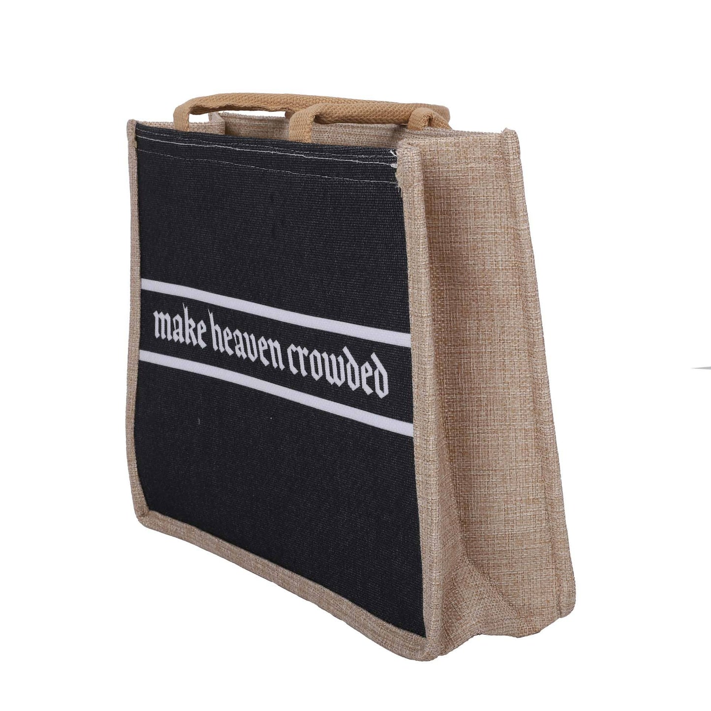 Woven Canvas Tote - Make Heaven Crowded