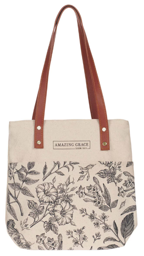 Amazing Grace-Tote Bag - 2 Corinthians 12:9