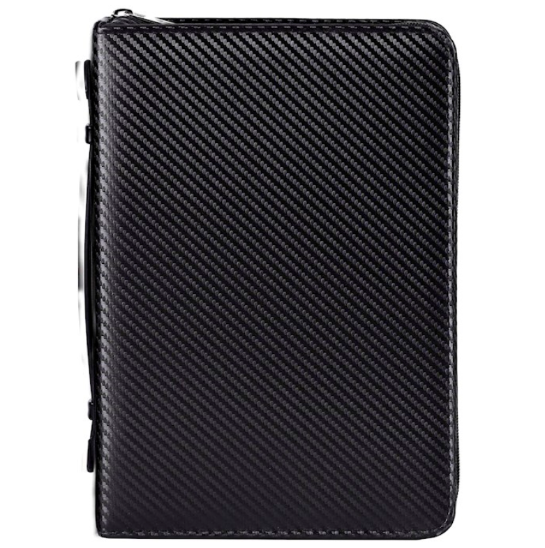Bible Cover-Man Of God/Carbon Fiber Look-Black-XLG