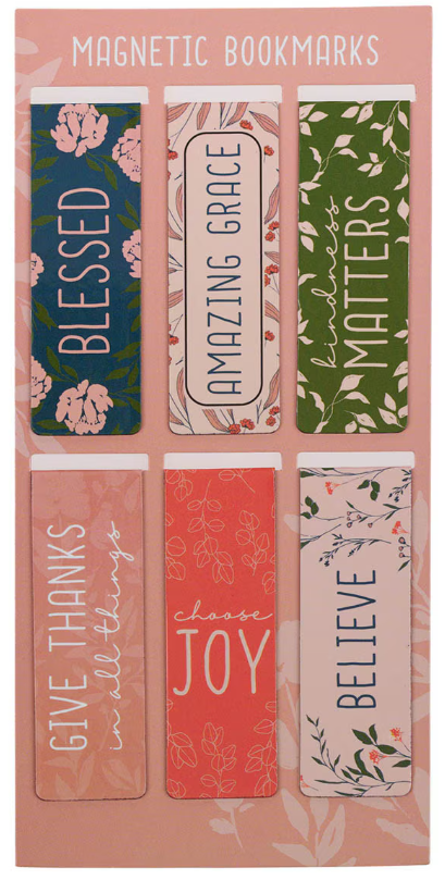 Blessed-Joy-Believe-Magnetic Bookmark Set