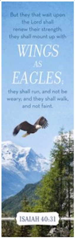 Bookmark-Wings Of Eagles (Isaiah 40:31 KJV) (Pack Of 25)