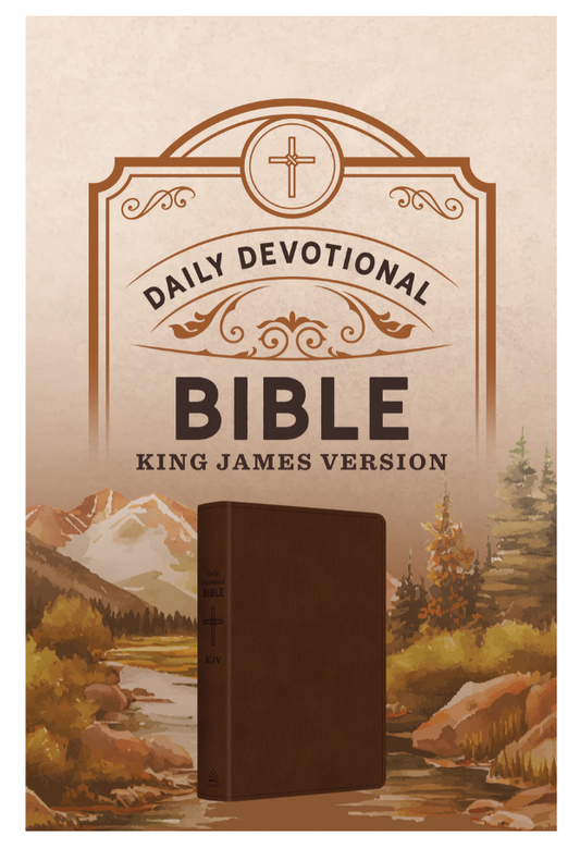 Daily Devotional Bible King James Version [Hickory Cross]