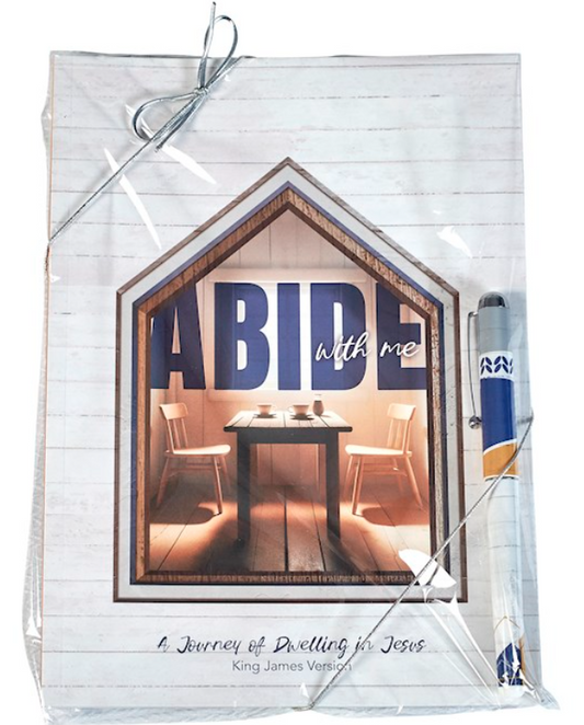 Gift Set-Abide With Me-KJV Devotion Book & Pen