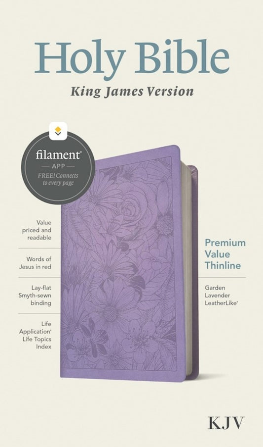 KJV Premium Value Thinline Bible, Filament Enabled Edition - LeatherLike