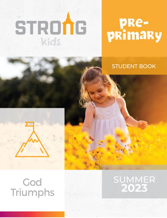 Pre-Primary Strongs Kids KJV Curriculum- Student Book