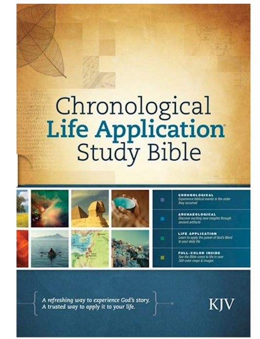 KJV Chronological Life Application Study Bible-Hardcover