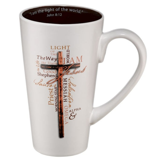 Mug-Names Of Jesus/Cross-Brown Interior