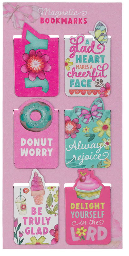 Blessed-Joy-Believe-Magnetic Bookmark Set