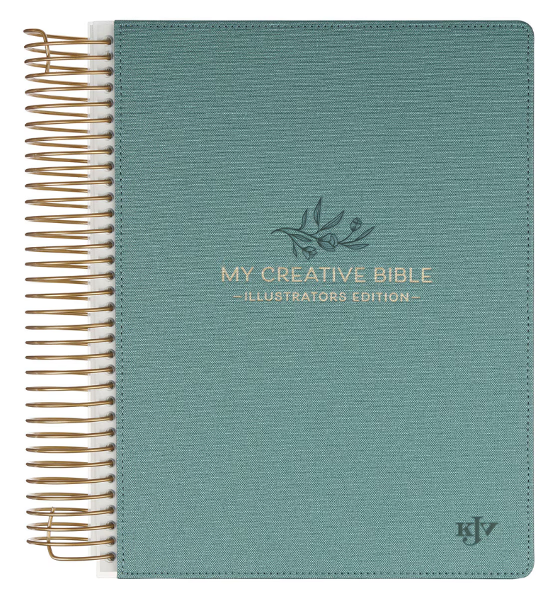 Teal Faux Leather Hardcover My Creative Bible Illustrators Edition
