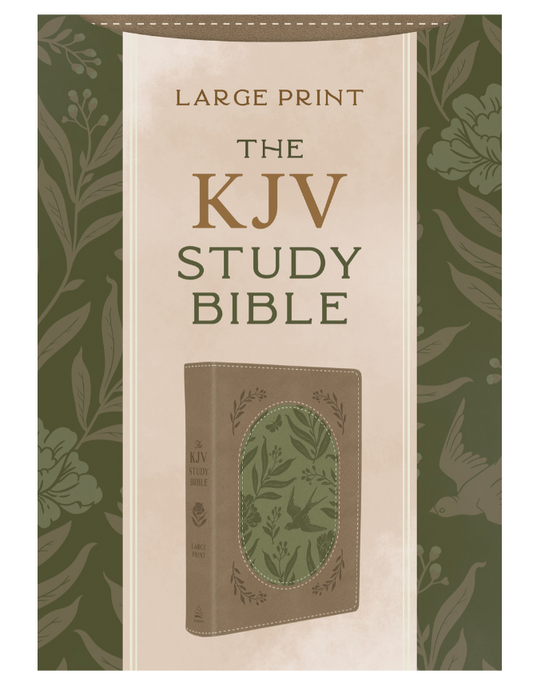 The KJV Study Bible, Large Print [Olive Branches]