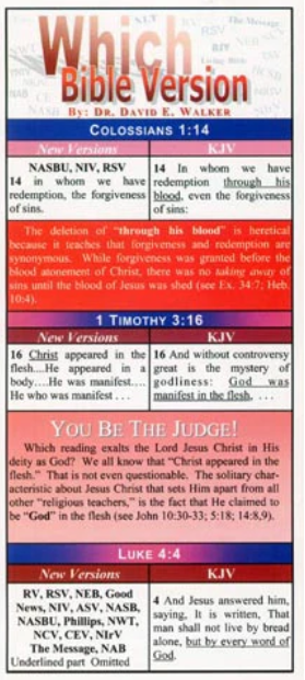 Tract-Which Bible Version?