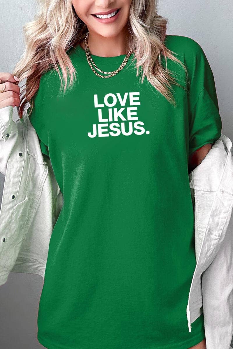 Love Like Jesus Graphic Heavy Cotton Tee