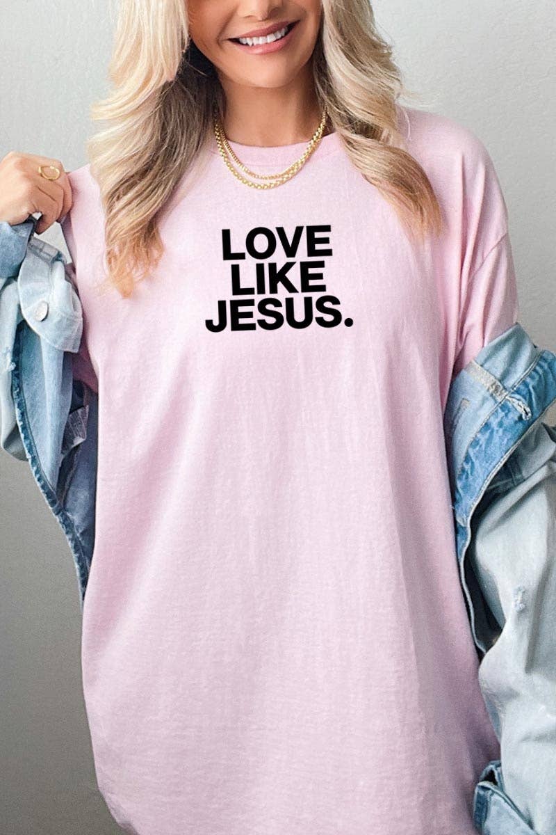 Love Like Jesus Graphic Heavy Cotton Tee