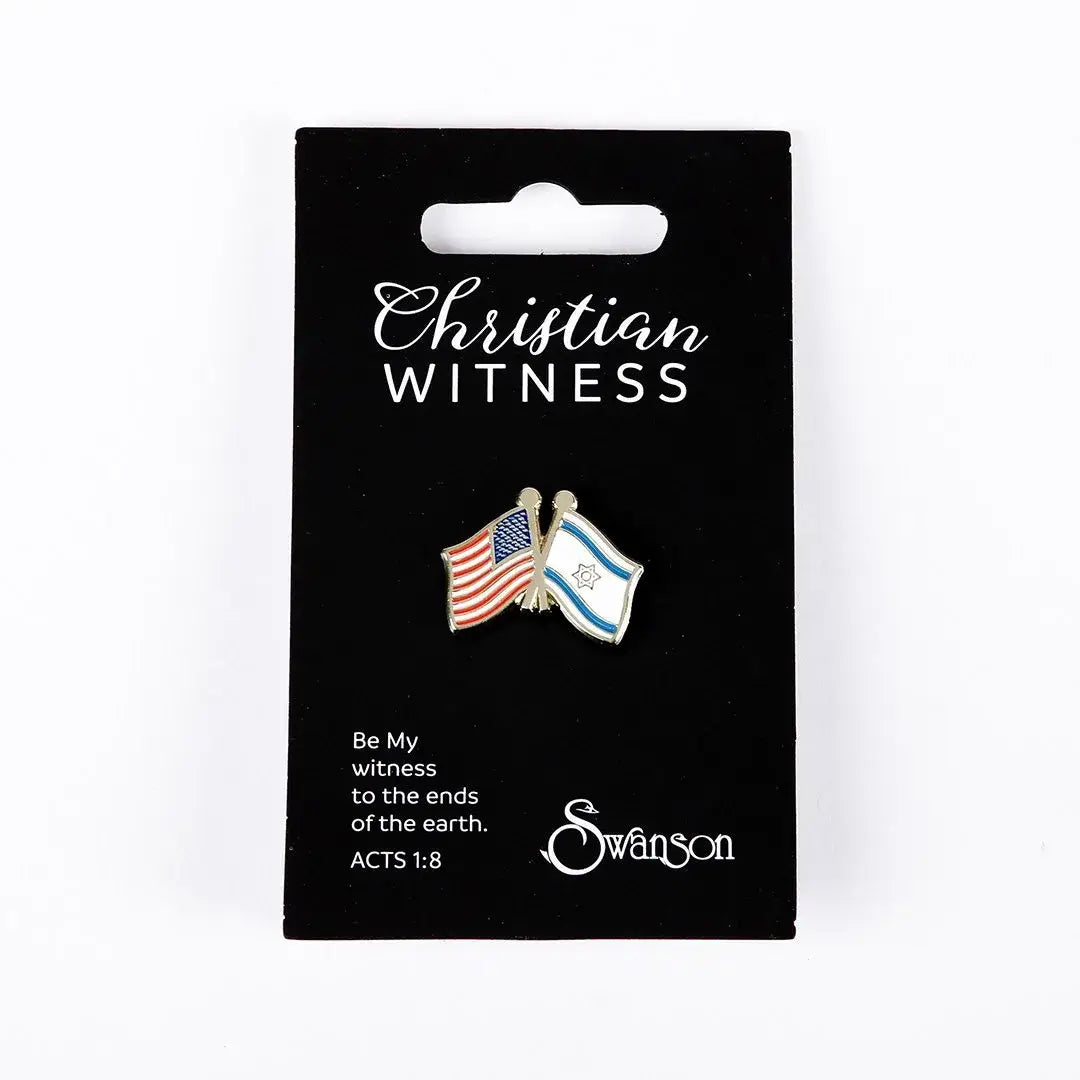 Lapel Pin - Israeli/American Flags