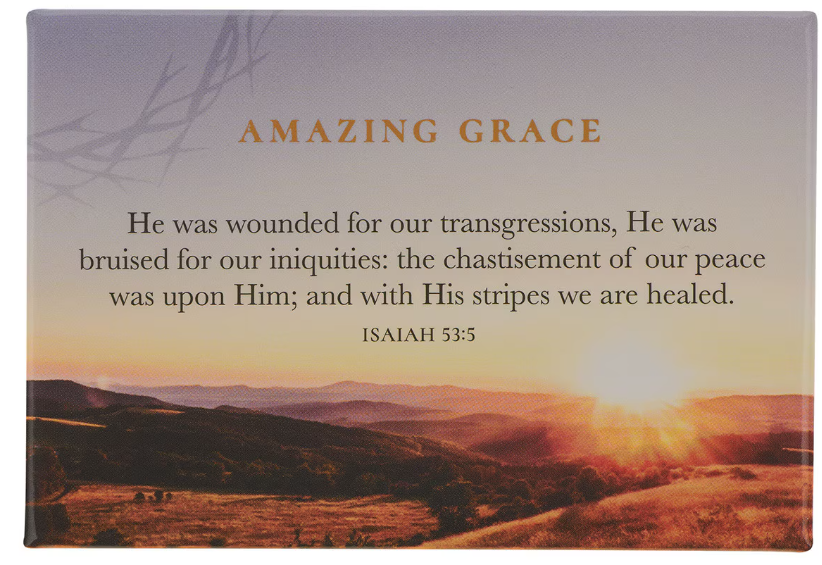 Amazing Grace Magnet - Isaiah 53:3