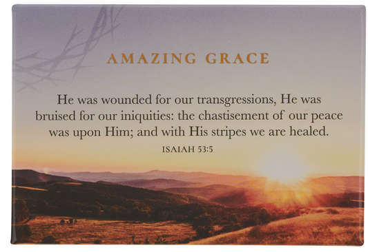Amazing Grace Magnet - Isaiah 53:3