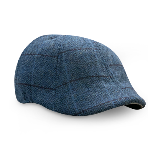The Bourbon Boston Scally Cap - Royal Rye Plaid