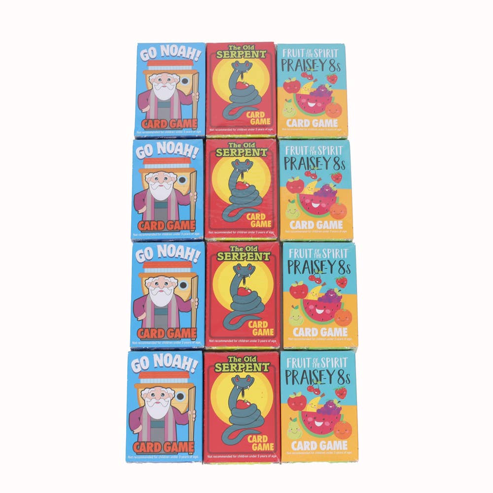 Kids Card Games - Assorted - Pack 12