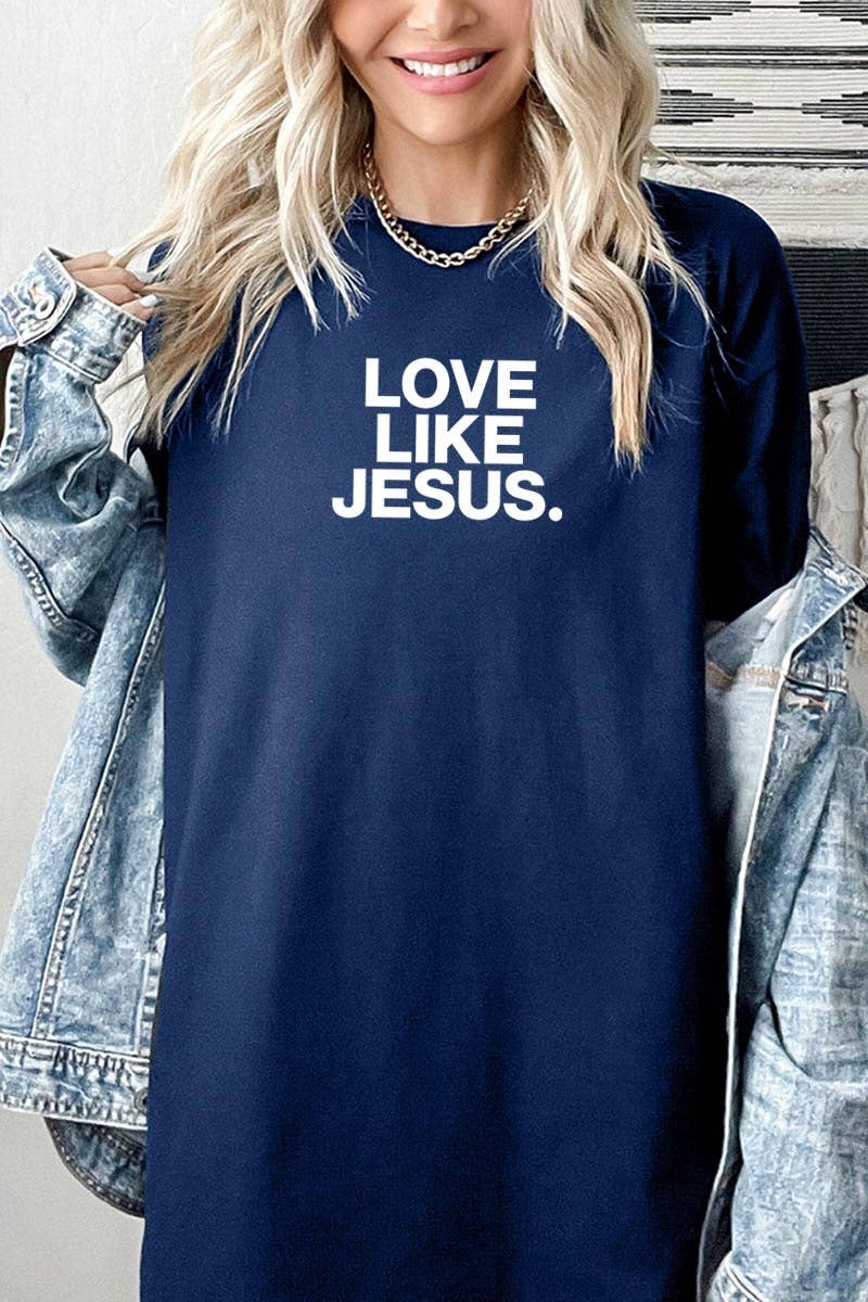 Love Like Jesus Graphic Heavy Cotton Tee