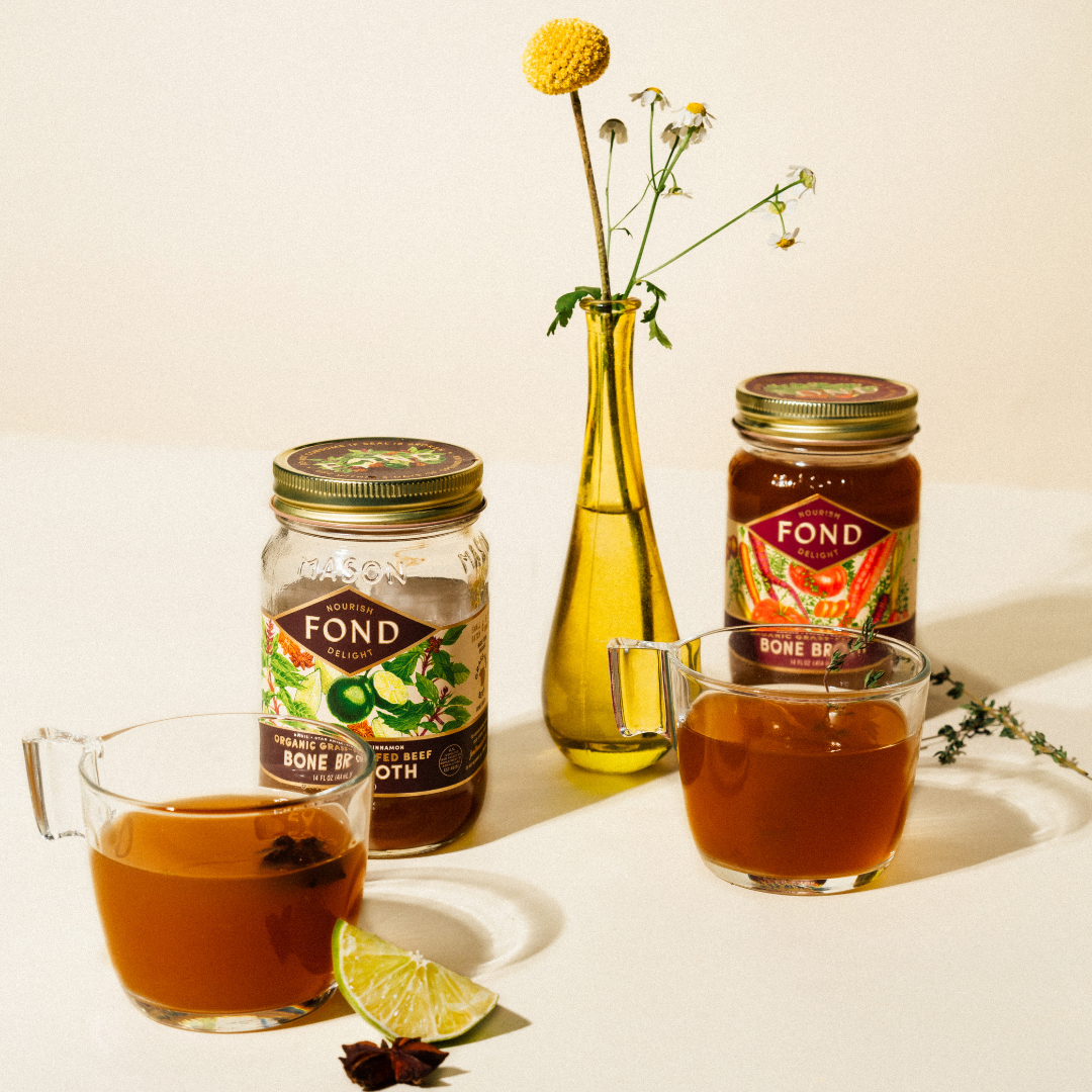 Five Spice & Pear Grass-fed Beef Bone Broth 14oz