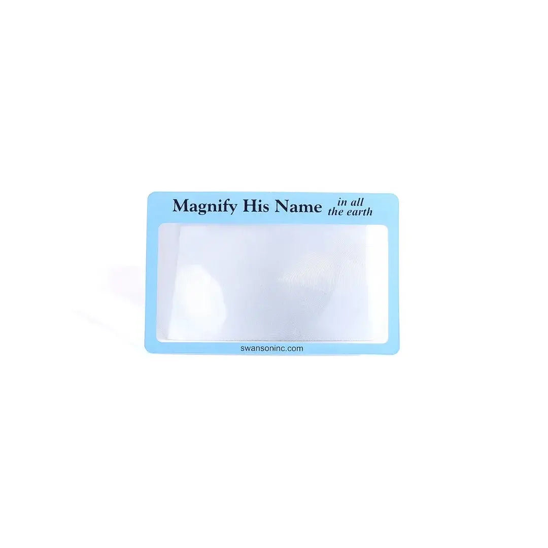 Magnifier Credit Card Size