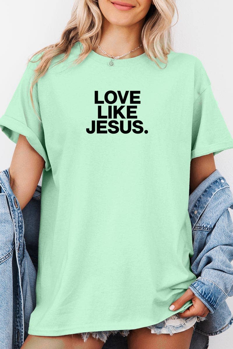Love Like Jesus Graphic Heavy Cotton Tee