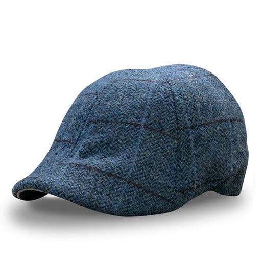 The Bourbon Boston Scally Cap - Royal Rye Plaid