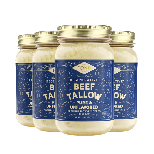 Pure & Unflavored Regenerative Beef Tallow 14oz