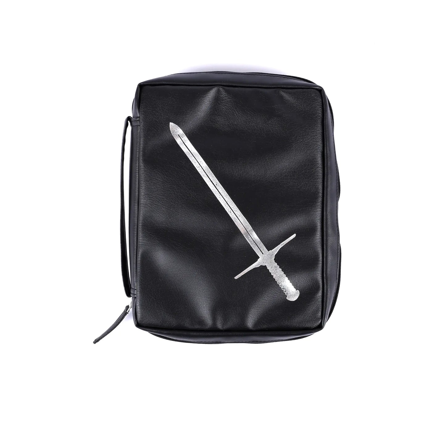 Bible Cover Imitation Leather Sword Of The Spirit Black L