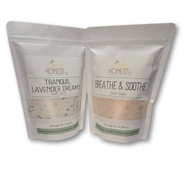 Soothing Bath Salt Collection – 4 Relaxing Blends