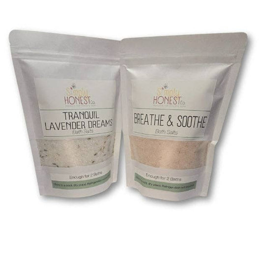 Soothing Bath Salt Collection – 4 Relaxing Blends
