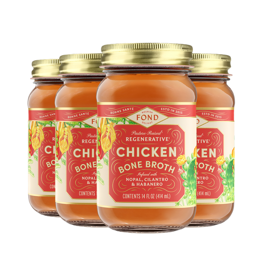Nopal & Cilantro Pasture-Raised Chicken Bone Broth 14oz