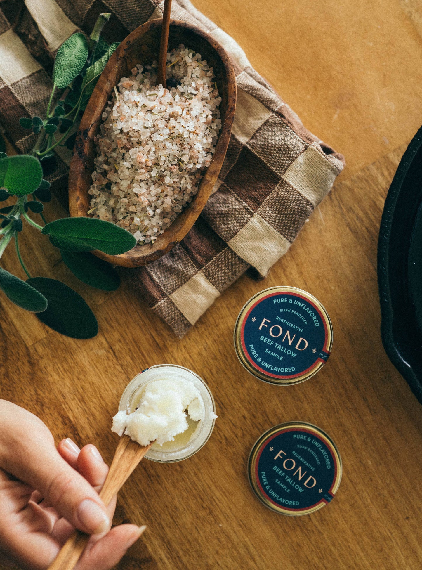 Pure & Unflavored Regenerative Beef Tallow 14oz