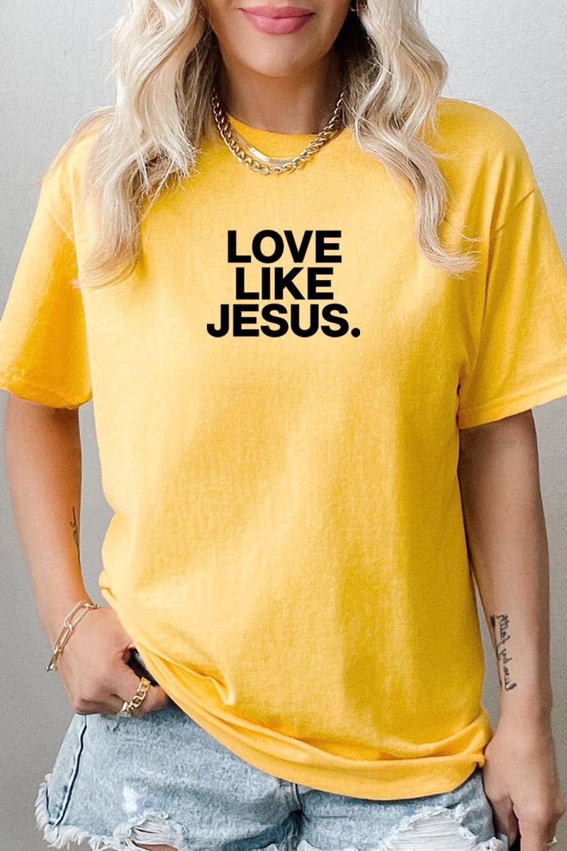 Love Like Jesus Graphic Heavy Cotton Tee