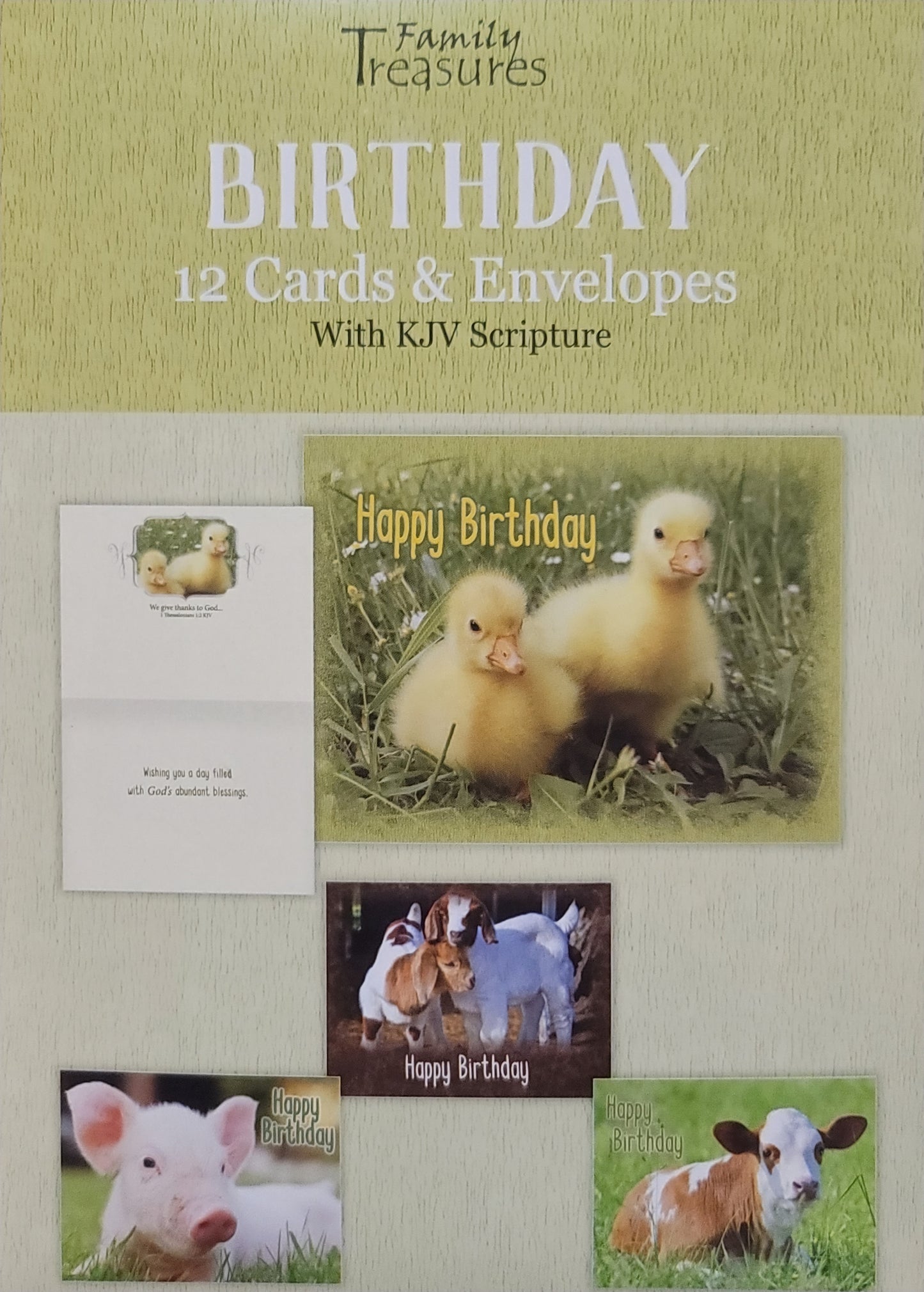 Card Boxes Birthday 12 Count