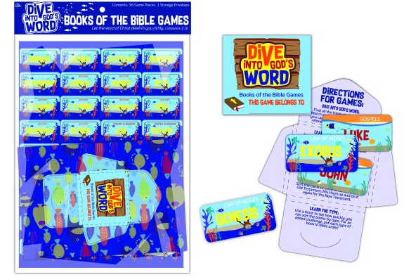 Dive Into God's Word: Books of the Bible Game