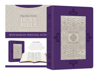 Holy Bible: Wide-Margin Personal Notes Edition [Lavender Plume]