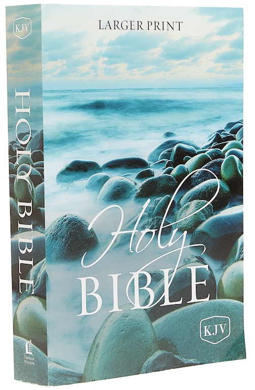 KJV Larger Print Holy Bible-Softcover (Not Red Letter)