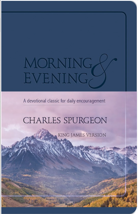 Morning & Evening (KJV)-Blue Flexisoft