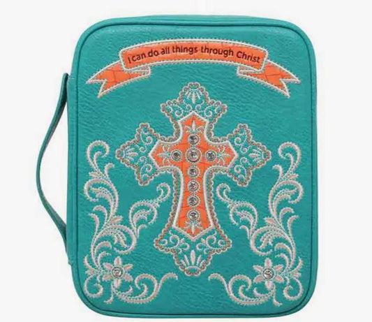 Montana West Spiritual Collection PU Leather Bible Cover