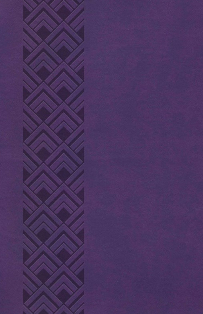 KJV Ultrathin Reference Bible (Value Edition)-Purple LeatherTouch