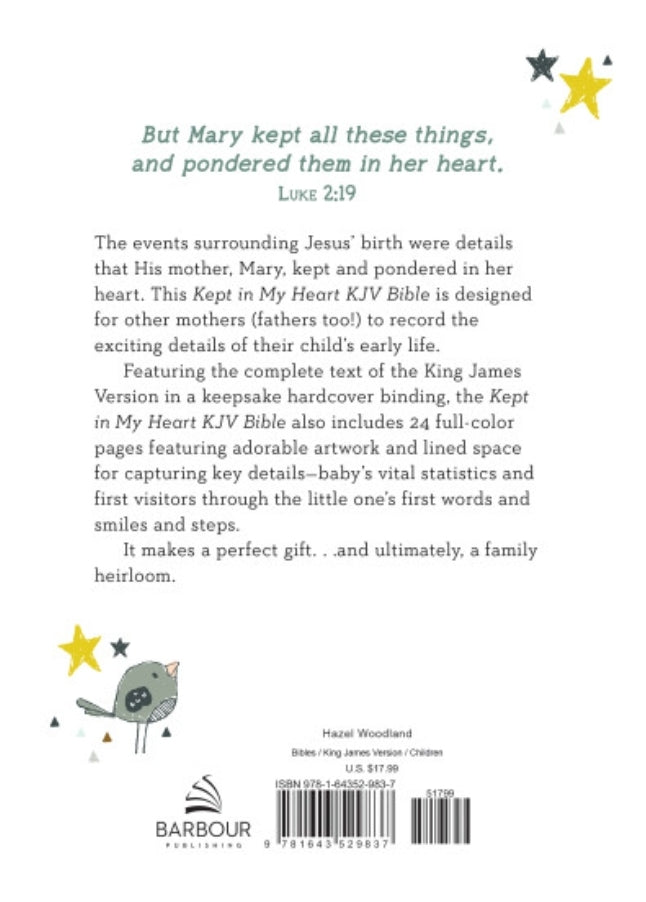 Kept in My Heart KJV Bible [Hazel Woodland]