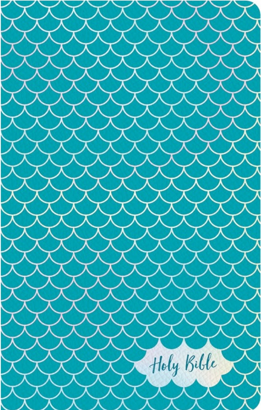KJV Kids Bible, Thinline Edition-Aqua LeatherTouch