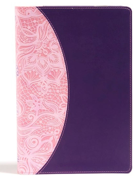 KJV One Big Story Bible-Pink/Purple LeatherTouch
