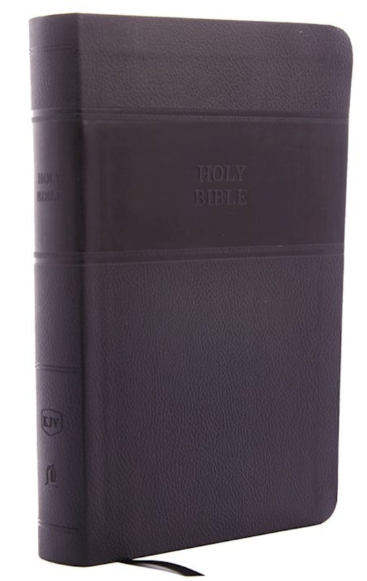 KJV Personal Size Giant Print Reference Bible (Comfort Print)- Leathersoft