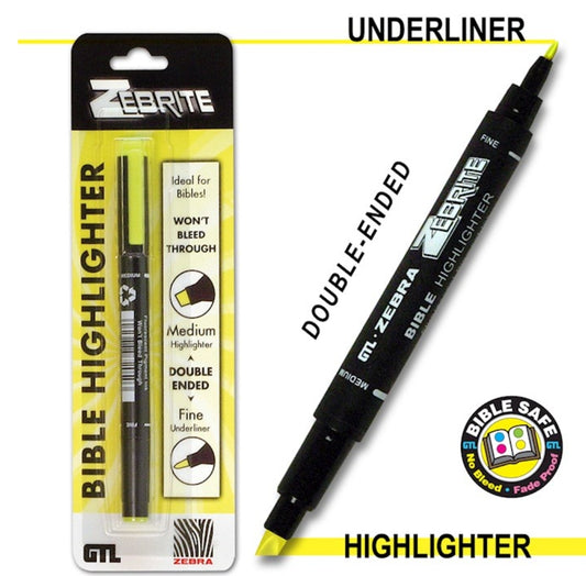 Highlighter-Zebrite Carded